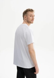 Mela Herren T-Shirt Pravin bike white