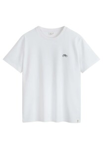 Mela Herren T-Shirt Pravin bike white