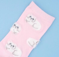 Coucou Suzette Unisex Socken Perserkatze pink