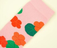Coucou Suzette Unisex Socken Kapuzinerkresse pink