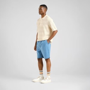 Dedicated Herren Shorts Velje Denim light blue