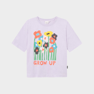 Dedicated Damen T-Shirt Vadstena Grow Up Thistle Purple