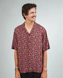 Brava Herren Hemd Lobster Aloha Red