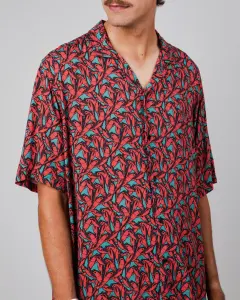 Brava Herren Hemd Lobster Aloha Red