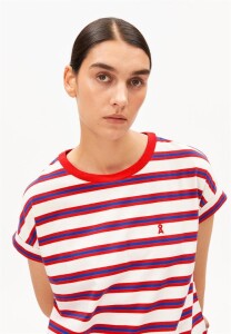 Armedangels Damen T-Shirt Idaara stripe multi colored