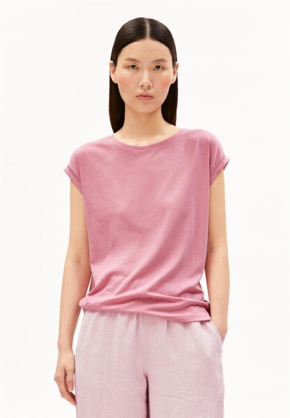 Armedangels Damen T-Shirt Jilaana washed berry