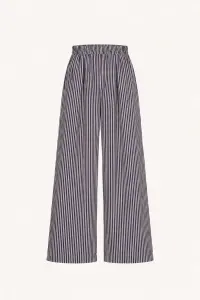 by bar Damen Hose celin stripe burgundy