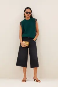 by bar Damen Shorts Noho long denim jet black