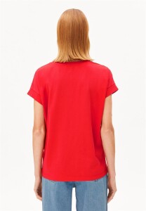 Armedangels Damen T-Shirt Idaara mars red