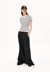 Armedangels Damen T-Shirt Kardaa Stripes white-black