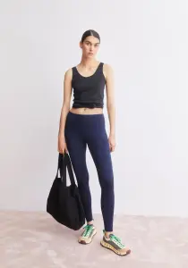 Armedangels Damen Leggings Faribaa tinted navy