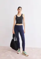 Armedangels Damen Leggings Faribaa tinted navy
