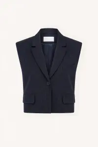 by bar Damen Weste Bobi pinstripe gilet
