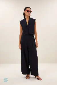 by bar Damen Weste Bobi pinstripe gilet