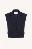 by bar Damen Weste Bobi pinstripe gilet