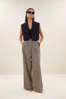 by bar Damen Weste Bobi pinstripe gilet