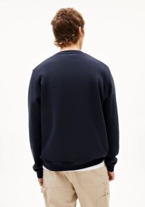Armedangels Herren Pullover BAARO Fleece night sky