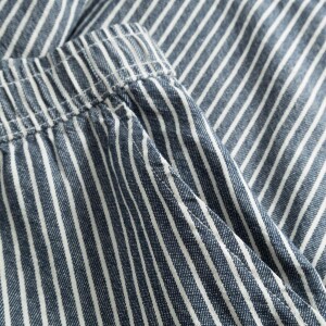 Dedicated Herren Shorts Velje Work Stripe Blue