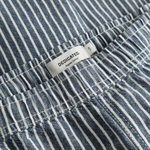 Dedicated Herren Shorts Velje Work Stripe Blue