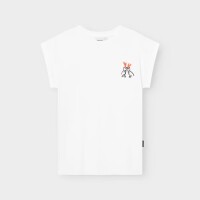 Dedicated Damen T-Shirt Visby Heart Cheers White