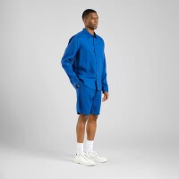 Dedicated Herren Shorts Velje Linen Limoges Blue
