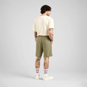 Dedicated Herren Shorts Velje Linen Leaf Green