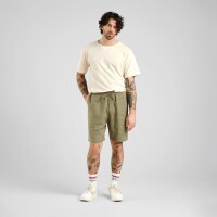 Dedicated Herren Shorts Velje Linen Leaf Green