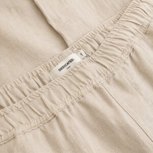 Dedicated Herren Hose Borrby Linen Ecru
