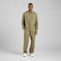 Dedicated Herren Hose Klitmoeller Linen Leaf Green