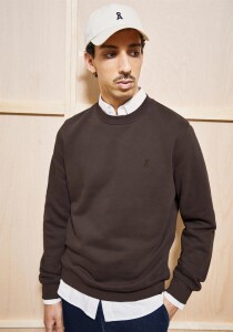 Armedangels Herren Pullover BAARO Fleece claystone