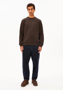 Armedangels Herren Pullover BAARO Fleece claystone