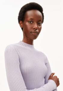 Armedangels Damen Longsleeve ALAANIA moonlit lilac
