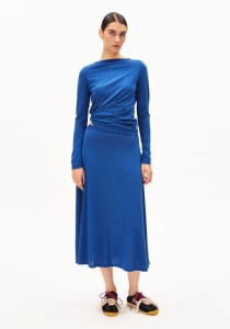 Armedangels Damen Longsleeve Boat Neck dynamo blue