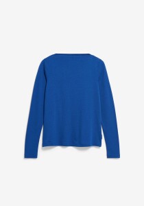 Armedangels Damen Longsleeve Boat Neck dynamo blue