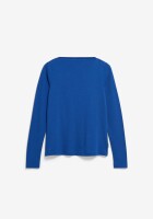 Armedangels Damen Longsleeve Boat Neck dynamo blue