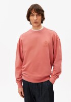 Armedangels Herren Pullover Iconic A GMT dye Sweatshirt tabasco red washed