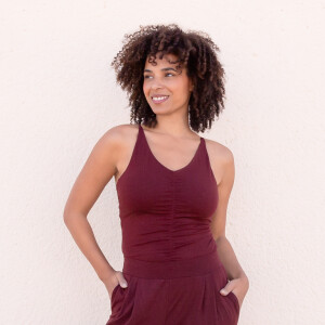 Jaya Damen Top Nicole burgundy
