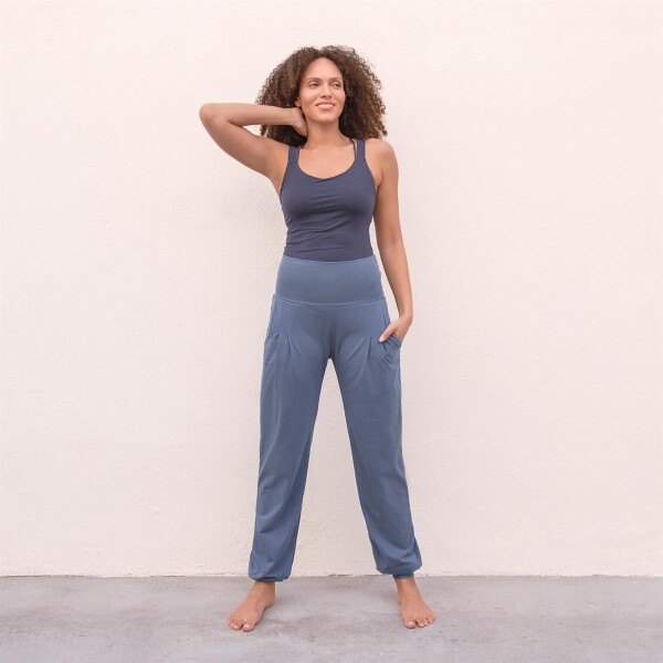 Jaya Damen Yoga Hose Joelle bluegrey