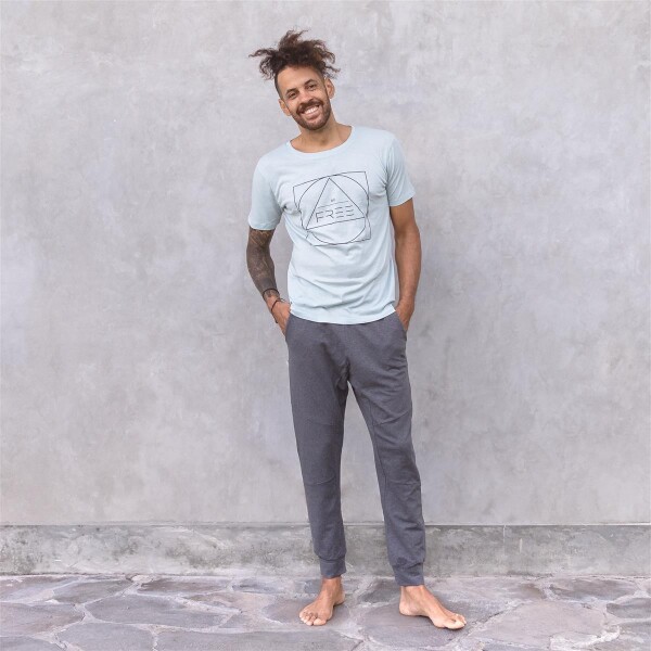 Jaya Herren Yogahose Adi anthracite melange