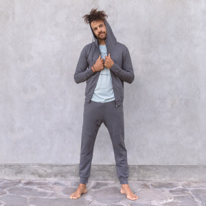 Jaya Herren Yogahose Adi anthracite melange