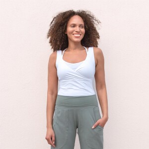 Jaya Damen Yoga Top Gayatri weiss