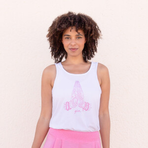 Jaya Damen Top Alaska GIVE white-pink