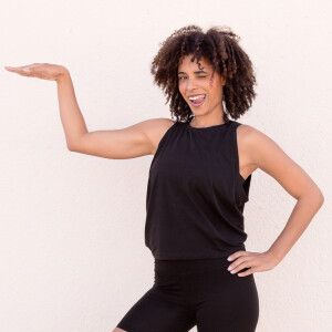 Jaya Damen Yoga Top Madita black