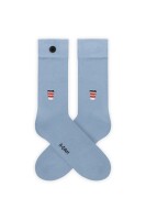 A-dam Unisex Socken Coffee blue