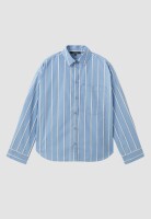 Recolution Damen Bluse Forsythia Stripes Blue