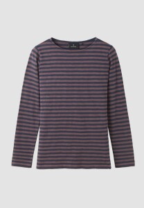Recolution Damen Longsleeve Iris Stripes dark grape