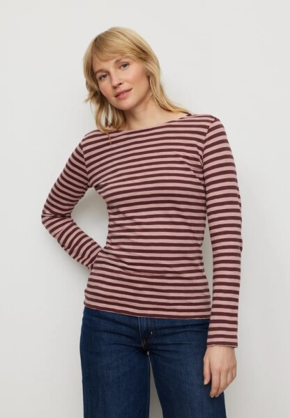 Recolution Damen Longsleeve Iris Stripes rose
