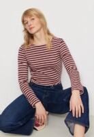 Recolution Damen Longsleeve Iris Stripes rose
