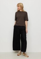 Recolution Damen T-Shirt Azolla stripes vintage brown