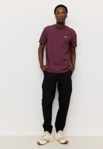 Recolution Herren T-Shirt Agave Bike dark plum